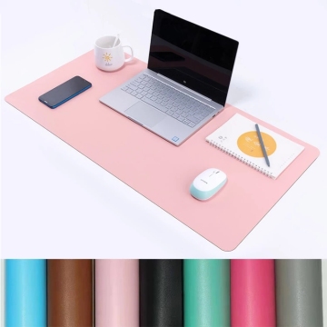 Hot Sale Custom Logo Waterproof Large PU Leather Desk Mat