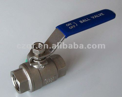 2pc CF8M stainless steel ball valve 1000 WOG