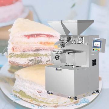 Automatic Round Cake Icing Machine for Birthday Cake Decorating