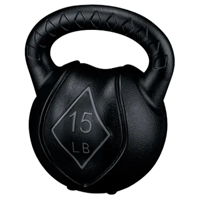 KB01 5/10/15 pound blow-molded dumbbells