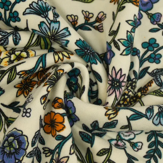 Polyester Spandex DTY Two Side Brushed Jersey Fabric