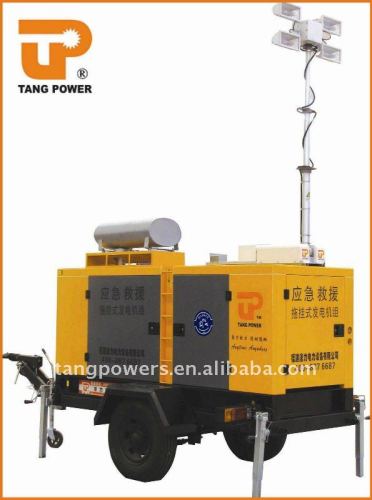 50kw Air Cooled Generator with Lighting Tower