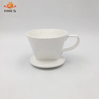 Customizable Logo 3 Hole Filter Cup Coffee Dripper - Ceramic Pour Over Coffee Dripper