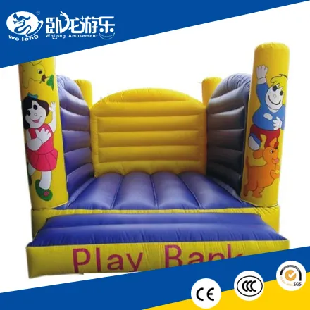 small cheap Play Bank inflatable bounce for kids