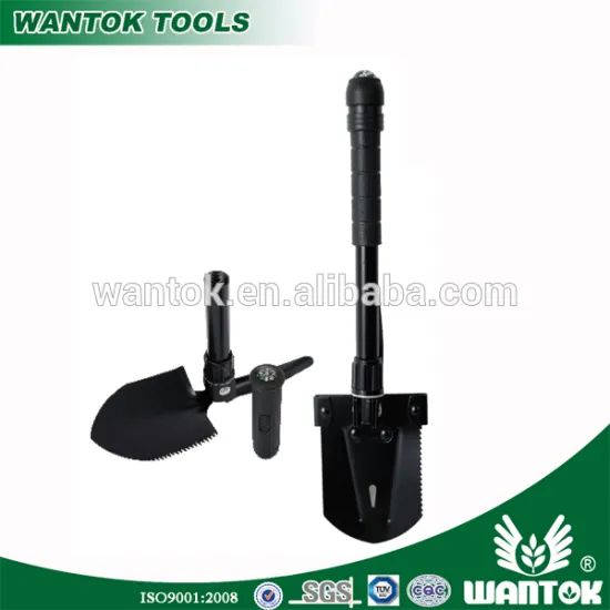 50# carbon steel powder coated mini outdoor folding shovel