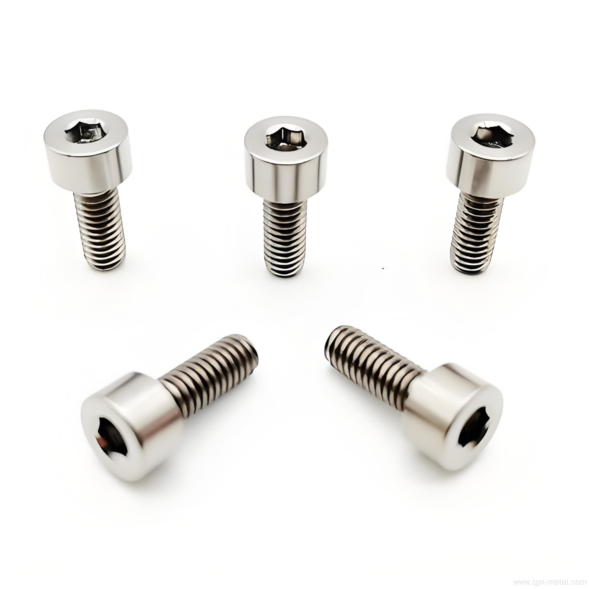 Hot Selling Titanium Hexagon Flat Head Screws
