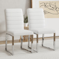 oversized white dining chairs