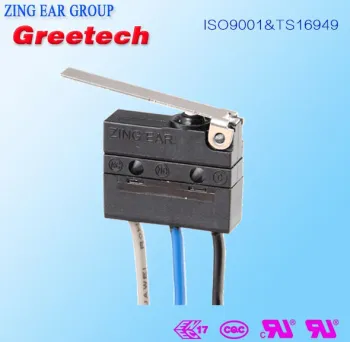 no arm Solder PCB waterproof micro switch for UL,CUL,5A 3A 5e4 SPDT