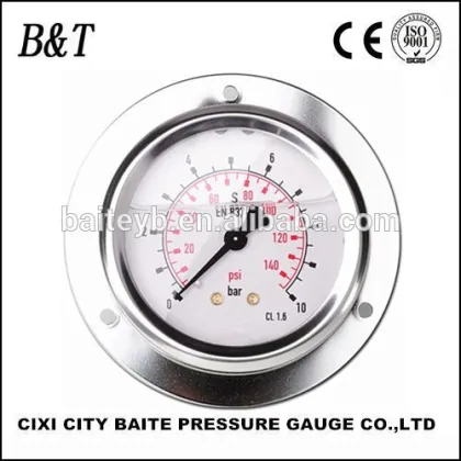 63mm bottom mount hydraulic oil high quality nuova fima pressure gauges