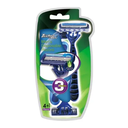 Triple Blade Disposable Razor Compete with Derby (KL-X301L)