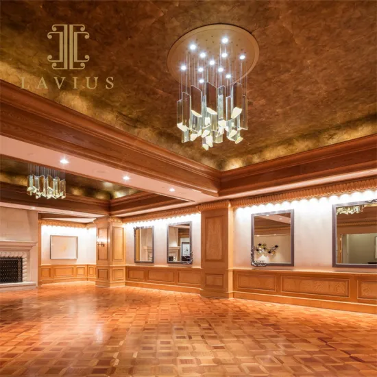 Popular Golden Led Banquet Hall Chandelier Lighting