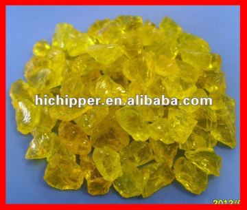 HI CHIPPER Decorative Crushed yellow glass