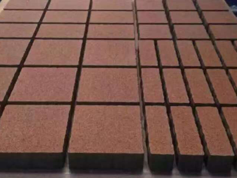Red Permeable Paving Bricks