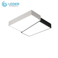 LEDER Lampada da soffitto di design bianca