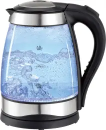 1.8L Cordless Fast Boil high Borosilicate Glass Kettle