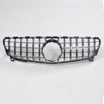 AMG Diamonds Style Silver Black Body Kit Front Bumper Front Grille for Mercedes-Benz W176