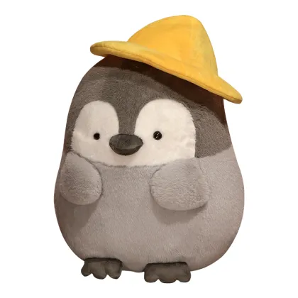 Custom Soft Fluffy Cartoon Penguin Stuffed Pillow