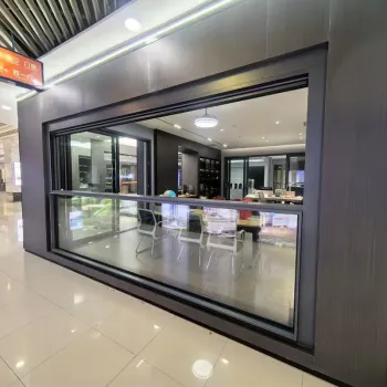 Electric Lift Up Windproof Aluminum Framed Sliding Lifting Windows