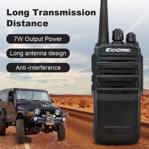 Neueste ECOME ET-90 5 km UHF Walkie Talkie Langstrecke 5W Zwei-Wege-Radio 2pcs