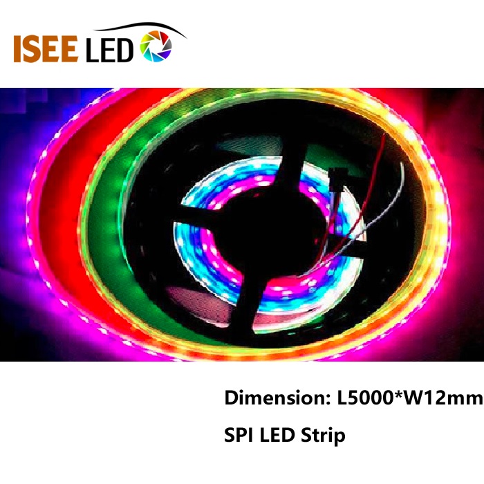 RGB ဒစ်ဂျစ်တယ် WS2811 LED FLEX TANED LEDS