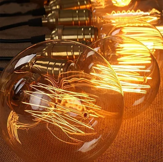 40W Big Globe Antique Edison Spiral Filament Incandescent Light Bulb