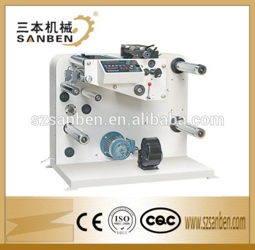 (SBF-320) automatic paper slitting machine, rotary auto feeding slitter for label with counter meter