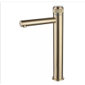 European Style Rotation Brass wash basin mixer faucet good quality brushed finished faucet