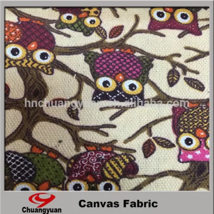 Oeko-Tex canvas fabric/cotton blend fabric colorful in lot of stocks