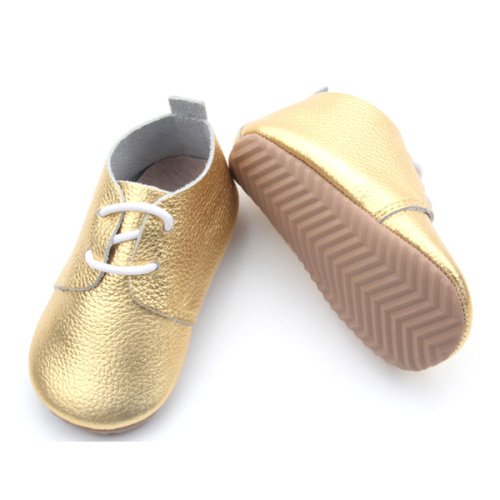 Kids Oxford Shoes Rubber Outsoles Handmade Wholesale Baby Oxford Shoes Manufactory