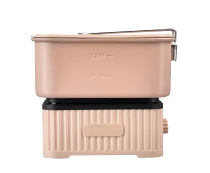 Travel-Friendly Multifunctional Electric Cooker with Foldable Design