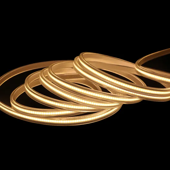 Kingunion 585LM/M 220V High Voltage COB LED Light Strips - 8.5W/M, 288 LEDs, 10mm Width, Warm Light, 2 Years Warranty