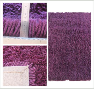 Polyester Carpets Shaggy Thick Rope