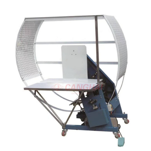 Hand carton box strip packing machine