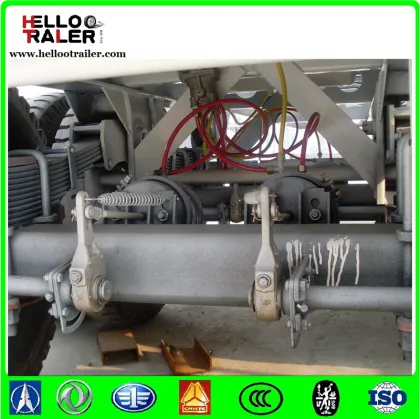 2axle flatbed truck used trailers platform semi trailer for sale