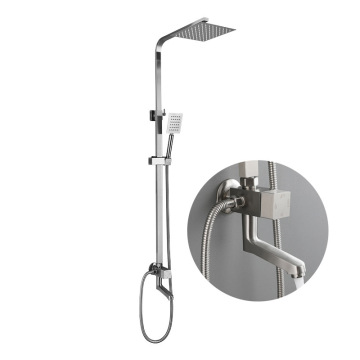 304 Stainless Steel Single Cold Shower Suite Shower Head Set for Bathroom Shower