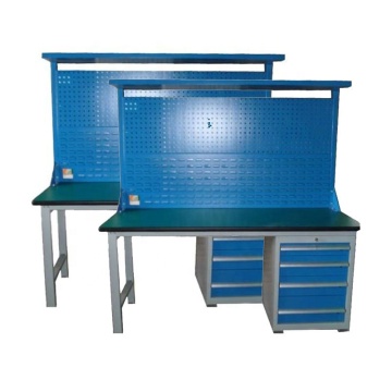Manufacturers Spot Workshop Bench Workbench Side by Side with Drawers, Belt Hangers, Plate and ESD Features
