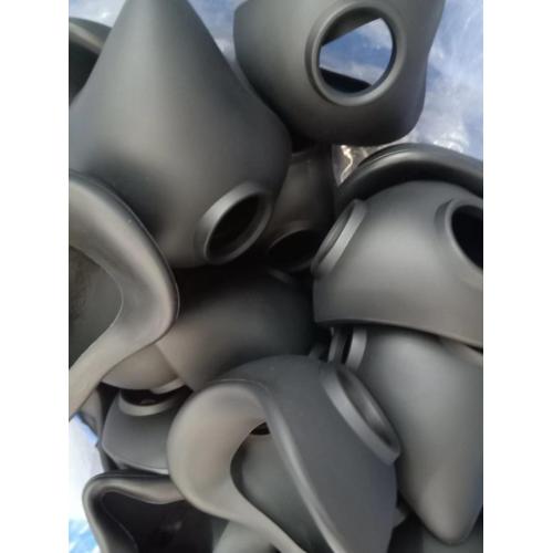 Custom factory formed silicone rubber air box gas mask