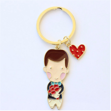 Bronntanas lánúin Bride groom groom croí milis grá keychain