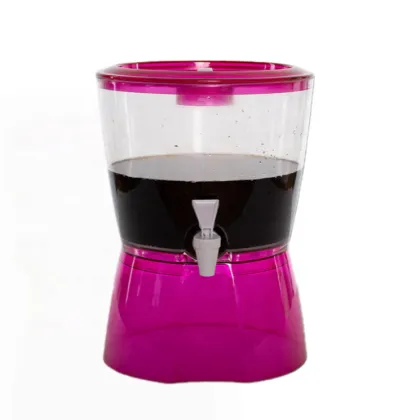Commercial Plastic Juice Buckets for Easy-Clean Juice Dispensers