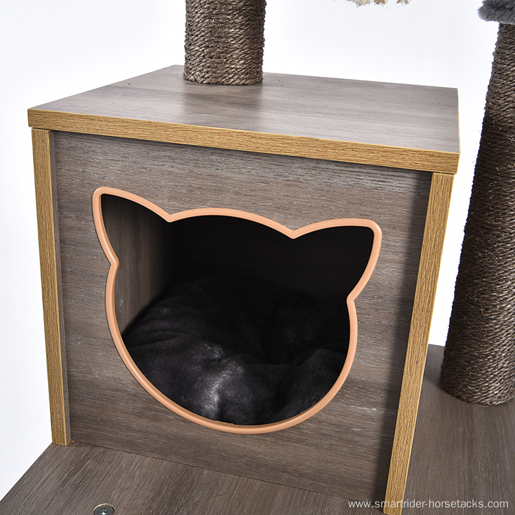 The Purrfect Gray Cat Tree