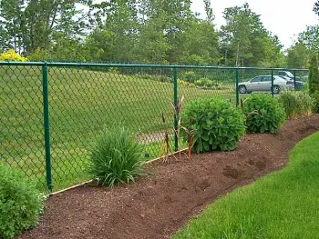 Chain link fence