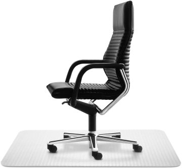 Clear 30'' x 48'' Home Office Chair Mat for Hardwood Floors - Thick & Durable Protector
