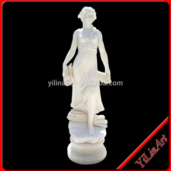 Sculpture Antique Lady Statue Sculpture Stand YL-R111