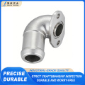 Accesorios de codo de acero inoxidable para uso industrial