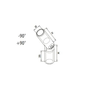 Porte-barres en acier inoxydable