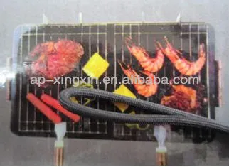 portable mini non-toxic 304 stainless steel bbq grill wire netting for camping