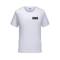 Camiseta de algodón de algodón para hombres personalizados al por mayor