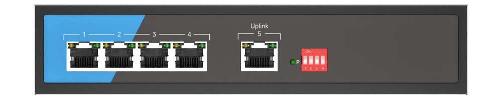 Scodeno S200 Commercial POE Unmanaged Switch S200-5TP-AC