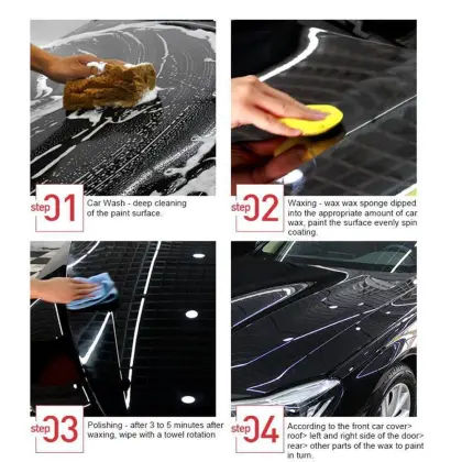 Car Wax Paint Care Scratch Repair Coating Polishing Accessories Car Polish Remover Wax Auto Paste Waterproof DirtProof