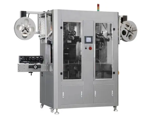 Zhangjiagang Factory Automatic Double Heads Shrink Sleeve Labeling Machine for Bottles